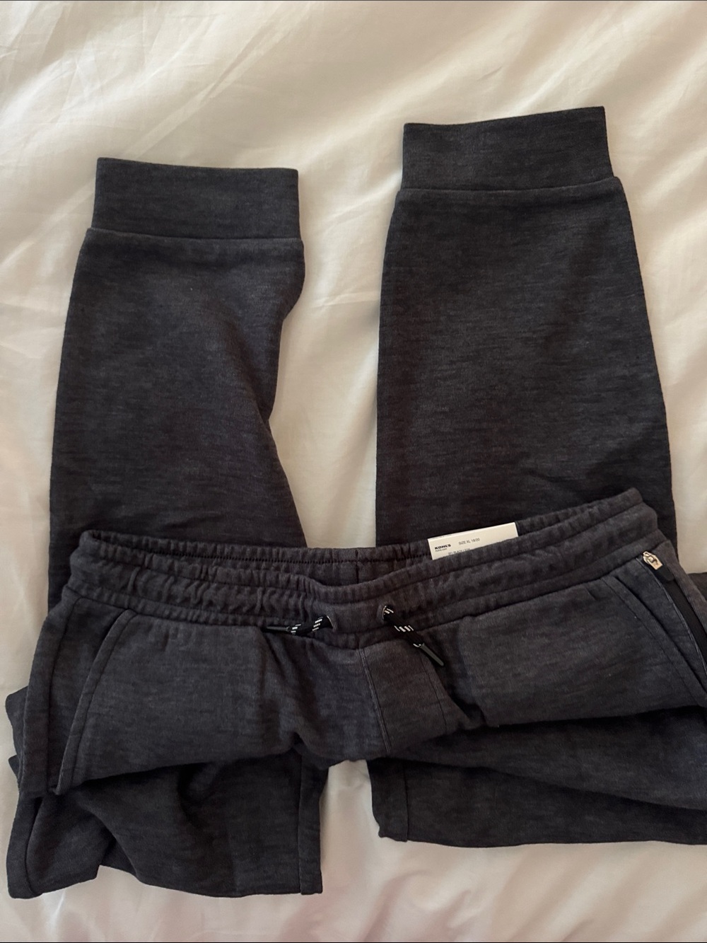 Sonoma Charcoal Gray Kids Jogger Sweatpants